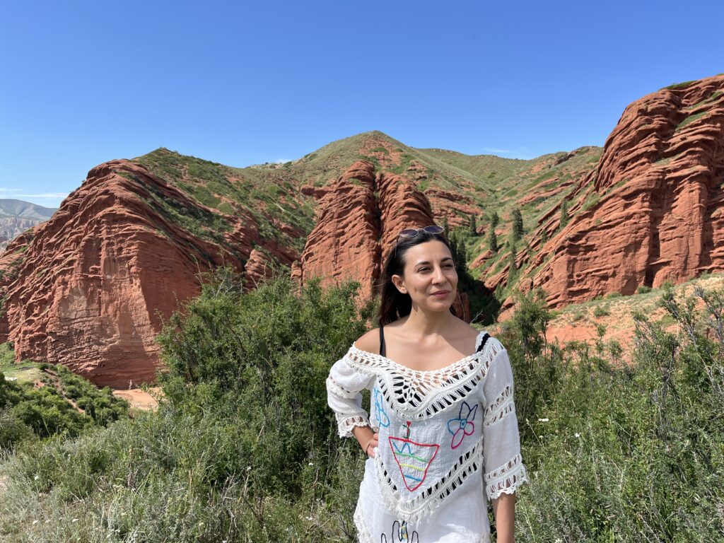 Alessandra Nitti in Kirghizistan