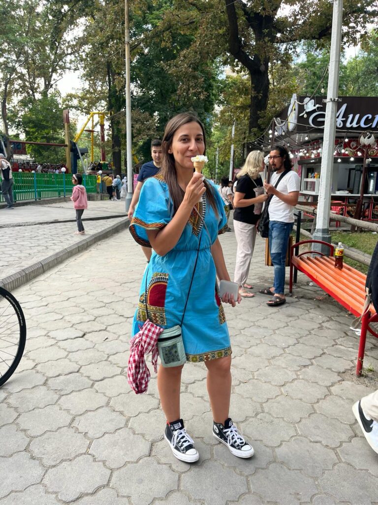 Alessandra Nitti a Bishkek